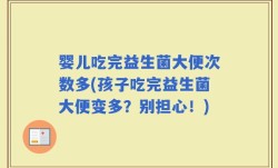 婴儿吃完益生菌大便次数多(孩子吃完益生菌大便变多？别担心！)