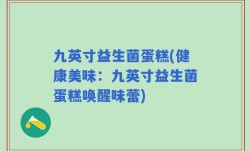 九英寸益生菌蛋糕(健康美味：九英寸益生菌蛋糕唤醒味蕾)