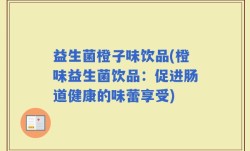 益生菌橙子味饮品(橙味益生菌饮品：促进肠道健康的味蕾享受)