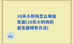 10天小奶狗怎么喂益生菌(10天小奶狗的益生菌喂养方法)