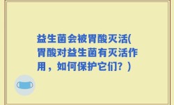 益生菌会被胃酸灭活(胃酸对益生菌有灭活作用，如何保护它们？)