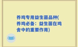 养鸡专用益生菌品种(养鸡必备：益生菌在鸡舍中的重要作用)