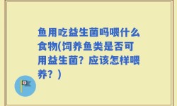 鱼用吃益生菌吗喂什么食物(饲养鱼类是否可用益生菌？应该怎样喂养？)