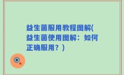 益生菌服用教程图解(益生菌使用图解：如何正确服用？)