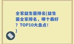 全家益生菌排名(益生菌全家排名，哪个最好？TOP10大盘点！)
