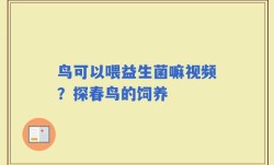 鸟可以喂益生菌嘛视频？探春鸟的饲养