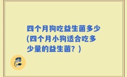 四个月狗吃益生菌多少(四个月小狗适合吃多少量的益生菌？)