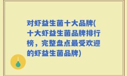 对虾益生菌十大品牌(十大虾益生菌品牌排行榜，完整盘点最受欢迎的虾益生菌品牌)
