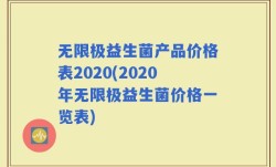 无限极益生菌产品价格表2020(2020年无限极益生菌价格一览表)
