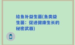 给鱼补益生菌(鱼类益生菌：促进健康生长的秘密武器)