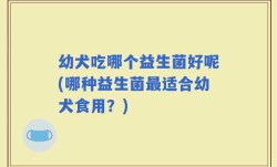 幼犬吃哪个益生菌好呢(哪种益生菌最适合幼犬食用？)