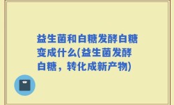 益生菌和白糖发酵白糖变成什么(益生菌发酵白糖，转化成新产物)