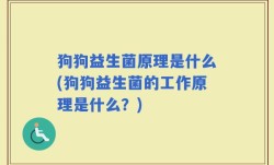 狗狗益生菌原理是什么(狗狗益生菌的工作原理是什么？)