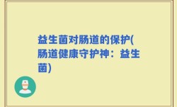 益生菌对肠道的保护(肠道健康守护神：益生菌)