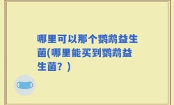 哪里可以那个鹦鹉益生菌(哪里能买到鹦鹉益生菌？)