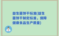 益生菌饼干标准(益生菌饼干制定标准，保障健康食品生产质量)