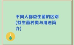 不同人群益生菌的区别(益生菌种类与用途简介)