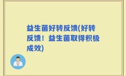 益生菌好转反馈(好转反馈！益生菌取得积极成效)