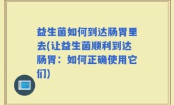 益生菌如何到达肠胃里去(让益生菌顺利到达肠胃：如何正确使用它们)