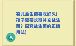 婴儿益生菌要吃好久(孩子需要长期补充益生菌？探究益生菌的正确用法)