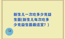 新生儿一次吃多少克益生菌(新生儿每次吃多少克益生菌最适宜？)
