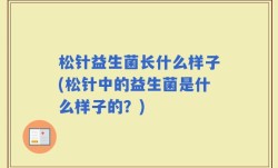 松针益生菌长什么样子(松针中的益生菌是什么样子的？)