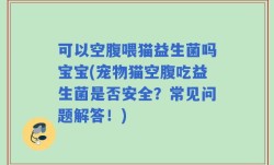 可以空腹喂猫益生菌吗宝宝(宠物猫空腹吃益生菌是否安全？常见问题解答！)