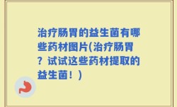 治疗肠胃的益生菌有哪些药材图片(治疗肠胃？试试这些药材提取的益生菌！)