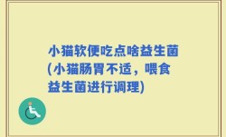 小猫软便吃点啥益生菌(小猫肠胃不适，喂食益生菌进行调理)