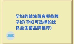 孕妇的益生菌有哪些牌子好(孕妇可选择的优良益生菌品牌推荐)