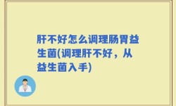 肝不好怎么调理肠胃益生菌(调理肝不好，从益生菌入手)