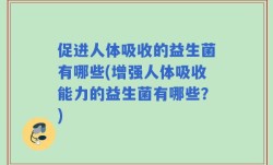 促进人体吸收的益生菌有哪些(增强人体吸收能力的益生菌有哪些？)