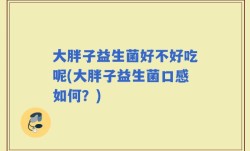 大胖子益生菌好不好吃呢(大胖子益生菌口感如何？)