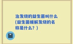 治发烧的益生菌叫什么(益生菌缓解发烧的名称是什么？)