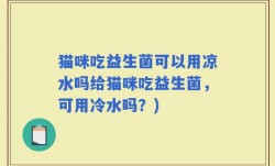 猫咪吃益生菌可以用凉水吗给猫咪吃益生菌，可用冷水吗？)