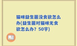 猫咪益生菌没食欲怎么办(益生菌对猫咪无食欲怎么办？)