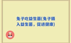 兔子吃益生菌(兔子摄入益生菌，促进健康)