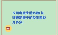 长颈鹿益生菌奶酪(长颈鹿奶酪中的益生菌益处多多)