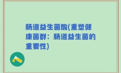 肠道益生菌酸(重塑健康菌群：肠道益生菌的重要性)