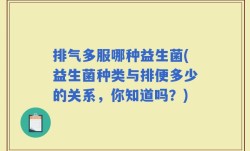 排气多服哪种益生菌(益生菌种类与排便多少的关系，你知道吗？)