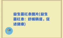 益生菌红条图片(益生菌红条：舒缓肠道，促进健康)