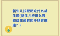 新生儿拉粑粑吃什么益生菌(新生儿应摄入哪些益生菌有助于肠胃健康？)