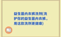 益生菌内衣裤洗剂(洗护你的益生菌内衣裤，用这款洗剂更健康)