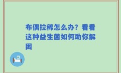 布偶拉稀怎么办？看看这种益生菌如何助你解困