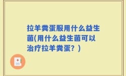 拉羊粪蛋服用什么益生菌(用什么益生菌可以治疗拉羊粪蛋？)
