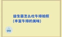 益生菌怎么吃牛排拍照(丰富牛排的美味)