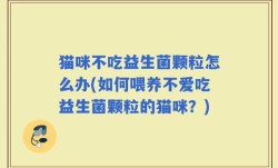 猫咪不吃益生菌颗粒怎么办(如何喂养不爱吃益生菌颗粒的猫咪？)