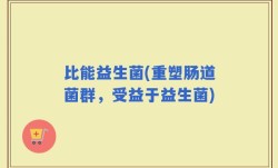比能益生菌(重塑肠道菌群，受益于益生菌)
