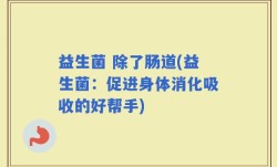 益生菌 除了肠道(益生菌：促进身体消化吸收的好帮手)