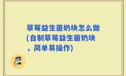 草莓益生菌奶块怎么做(自制草莓益生菌奶块，简单易操作)
